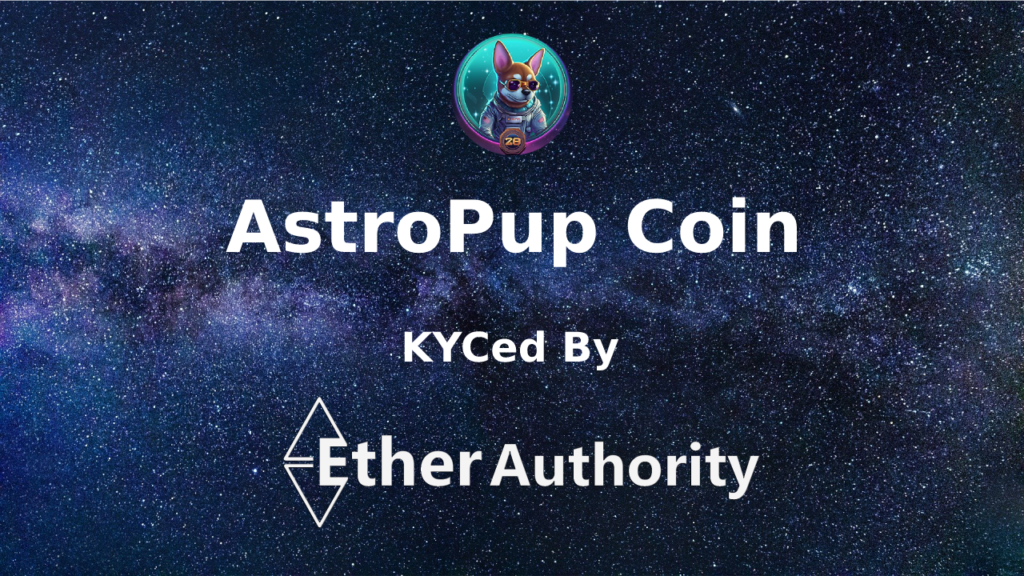 AstroPup Coin ASPC KYC Certificate EtherAuthority