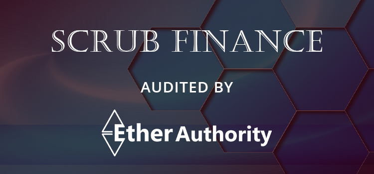 Scrub Finance Protocol Smart Contract Audit