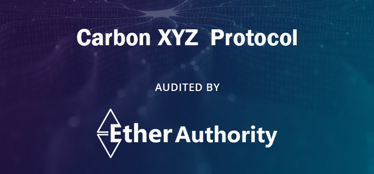 Carbon XYZ Protocol Smart Contract Audit