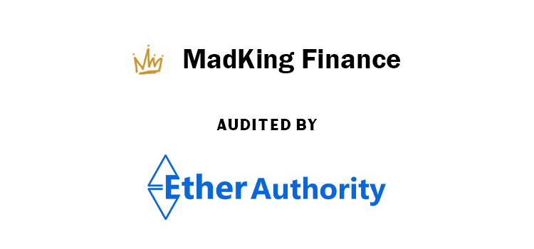 MadKing Finance Smart Contract Audit