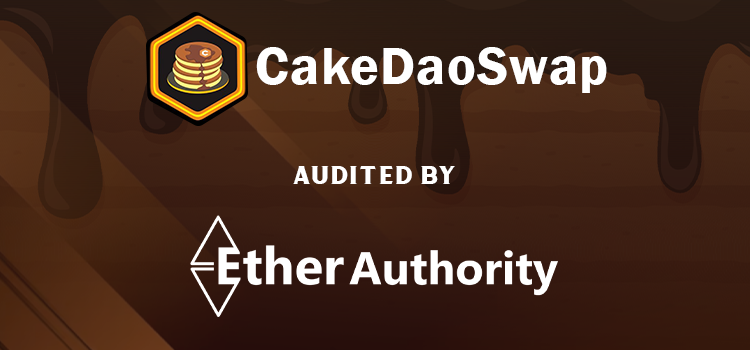 CakeDaoSwap Token Smart Contract Audit