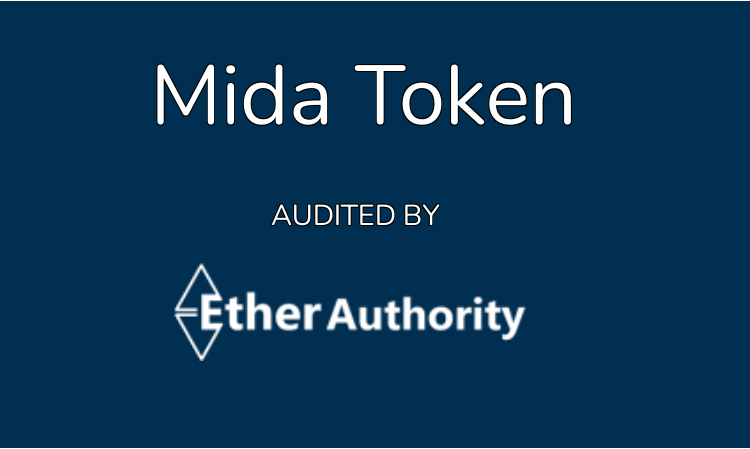  Mida token Smart Contract Audit