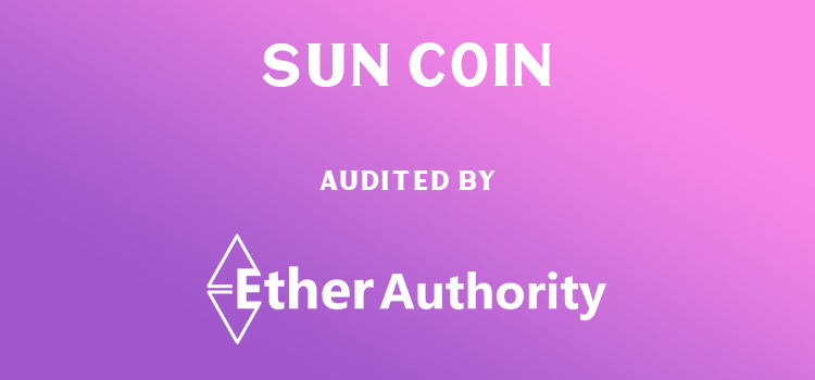  SUN COIN Token Smart Contract Audit