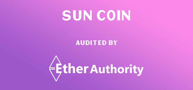 SUN COIN Token Smart Contract Audit