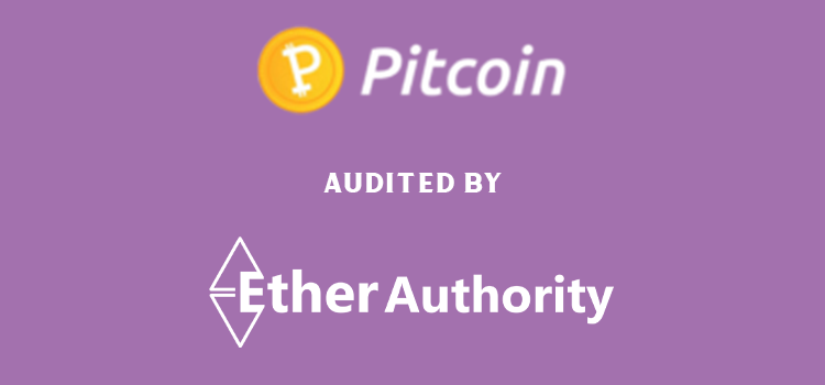 PitCoin Token Smart Contract Audit