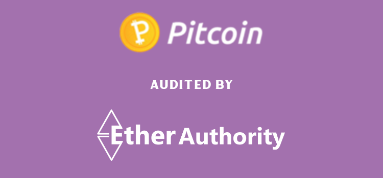  PitCoin Token Smart Contract Audit