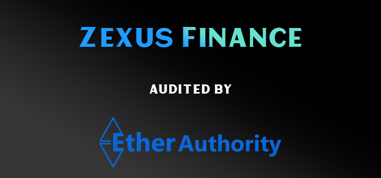  Zexus Finance Smart Contract Audit 