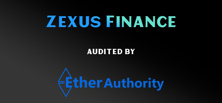  Zexus Finance Smart Contract Audit